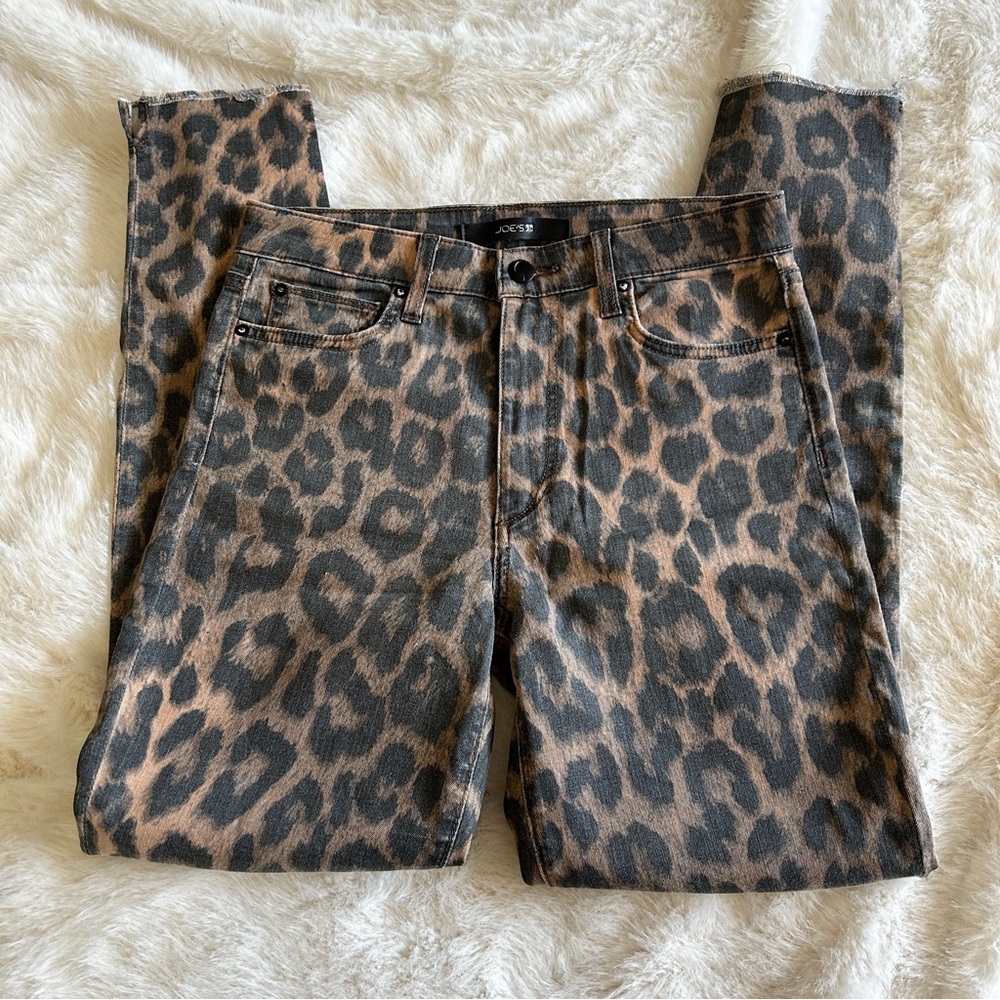 Joe’s Jeans, The Charlie, Leopard Print, Size 26 - Picture 2 of 11